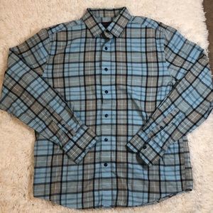 UNTUCKit Blue/Grey Button up Shirt